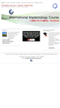 Mobile Screenshot of implantologycourse.com